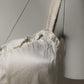 Ivory Satin Lace Tank Lingerie Top Underwear