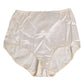 Off White Silk High Waist Girdle Panty Underwear