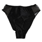 Black Silk Stretch High Waist Panty Underwear