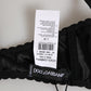 Black Silk Underwired Balconette Bra Underwear