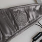 Gray Silk Underwired Balconette Bra Underwear