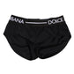 Black Nylon Logo Waistband Shorts Underwear