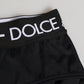 Black Nylon Logo Waistband Shorts Underwear