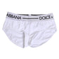 White Nylon Logo Waistband Shorts Underwear