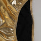 Gold Silk High Waist Girdle Panty Underwear