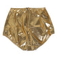 Gold Silk High Waist Girdle Panty Underwear