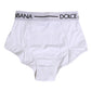 White Nylon Logo Waistband Coulotte Underwear