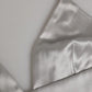 Gray Silk Satin Triangle Soft Cup Bra Underwear