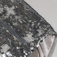 Silver Nylon Sequined Slip Girdle Panty Underwear