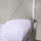 White Padded Balconette One Piece Swimwear
