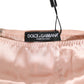 Pink Acetate High Waist Shorts Panty Underwear