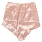 Pink Acetate High Waist Shorts Panty Underwear