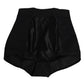 Black Nylon High Waist Short Panty Underwear