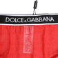 Red Nylon Logo Waistband Brief Panty Underwear