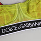 Green Nylon Soft Cup Balconnet Bra Underwear