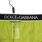 Green Nylon Logo Waistband Brief Panty Underwear