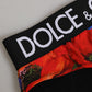 Black Floral Print High Waist Panty Underwear