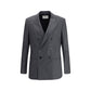 Double-breasted Blazer in Virgin Wool