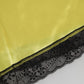Yellow Satin Silk Mid Waist Underwear Shorts