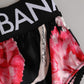 Black Floral Print High Waist Panty Underwear