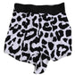 White Leopard Nylon High Waist Girdle Underwear