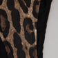 Brown Leopard Triangle Tanga Panty Underwear