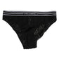 Black Lace Nylon High Waist Panty Underwear