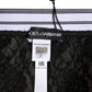 Black Lace Nylon High Waist Panty Underwear