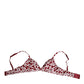 Red White Logo Mania Soft Cup Bra Underwear