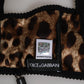 Brown Leopard Silk Balconnet Bra Underwear