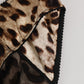 Brown Leopard Silk Mid Waist Panty Underwear