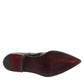 Black Calfskin Leather Men SHORT Boots Shoes