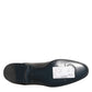Black Calfskin Leather Derby Men Dress Shoes