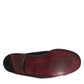 Green Leather Slip On Men Flat Loafers Shoes