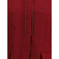 Red Polyester faille Jacket