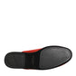 Red Suede DG King Men House Slippers Shoes