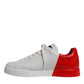 White Red Portofino Low Top Men Sneakers Shoes