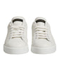White Black Leather Low Top Men Sneakers Shoes