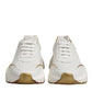 White Gold Daymaster Low Top Sneakers Shoes