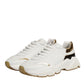 White Gold Daymaster Low Top Sneakers Shoes