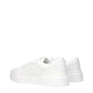 White Leather Low Tops