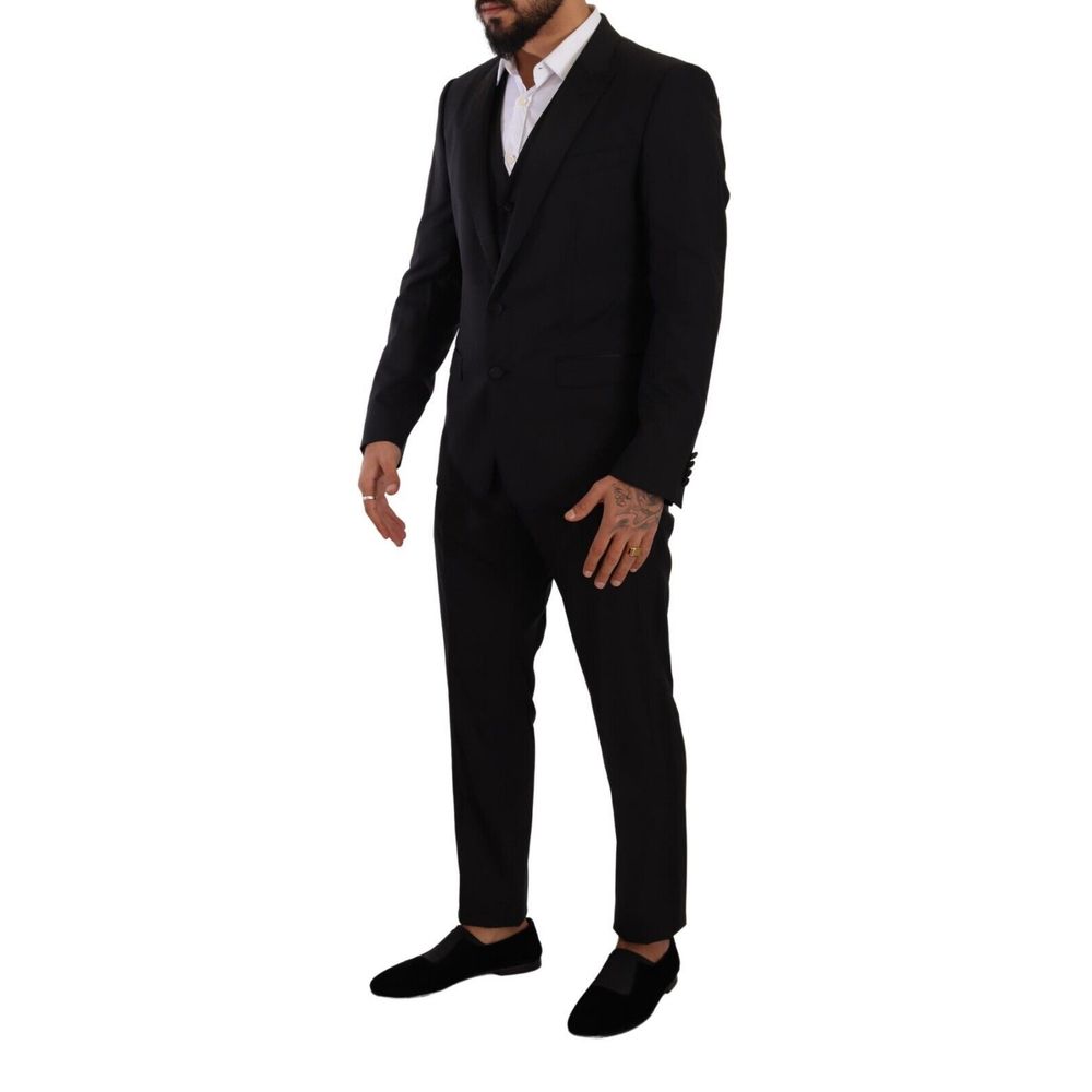 Black Wool Suit