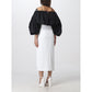 White Polyester Dress