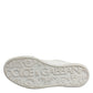White Leather MIAMI Low Top Sneakers Shoes