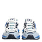White Blue Nylon Airmaster Sneakers Shoes