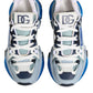 White Blue Nylon Airmaster Sneakers Shoes