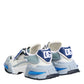White Blue Nylon Airmaster Sneakers Shoes
