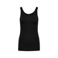 Black Cotton Tank Top