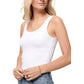 White Cotton Tank Top
