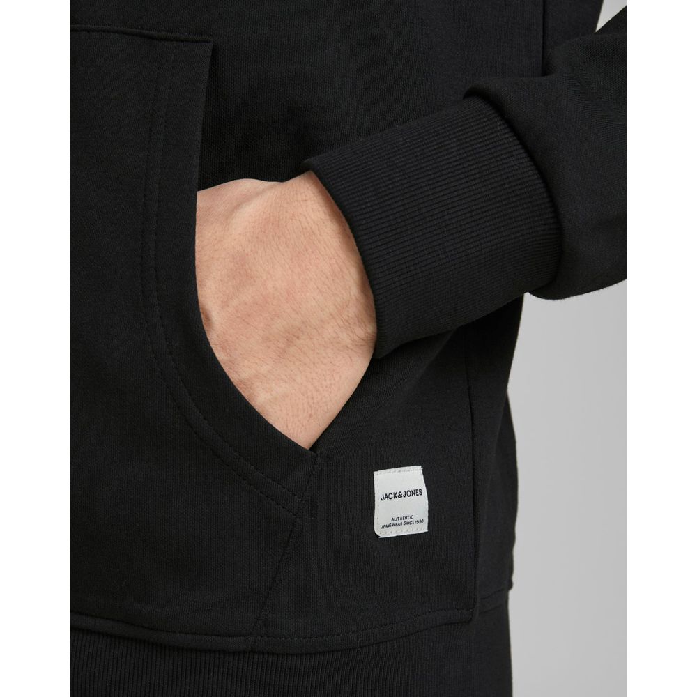 Black Cotton Hoody